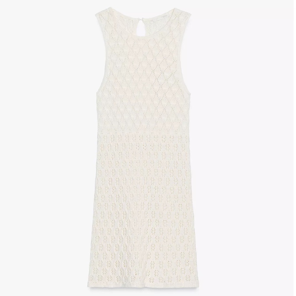 CUTWORK HALTER SHORT
DRESS